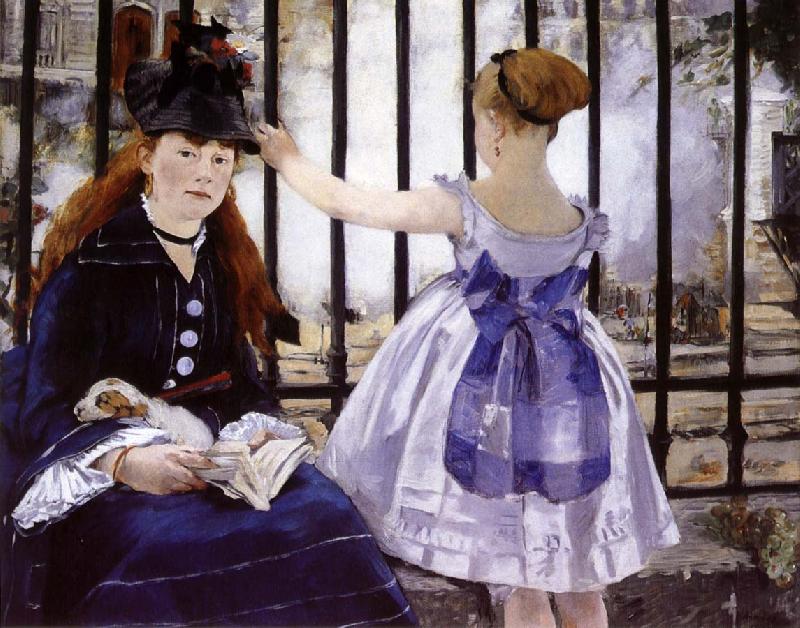 Edouard Manet Gare Saint-Lazare France oil painting art